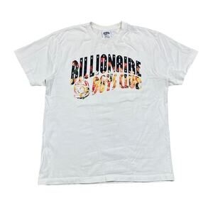 Billionaire Boys Club White Graphic Tee
